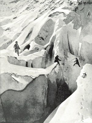 Glacier Inférieur de Grindelwald par Theodore Wundt en 1898