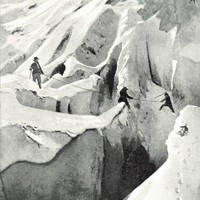 Glacier Inférieur de Grindelwald par Theodore Wundt en 1898