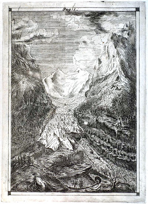 Glacier inférieur de Grindelwald en 1751