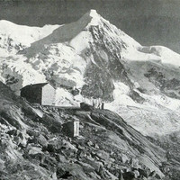Ancienne cabane Constantia et Obergabelhorn par Wehrli