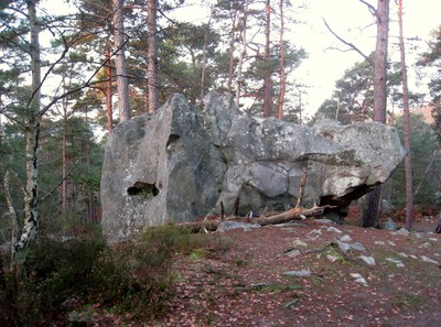 Au secteur Est du Mont Ussy (en amont de la Roche Hercule) Au secteur Est du Mont Ussy (en amont de la Roche Hercule)