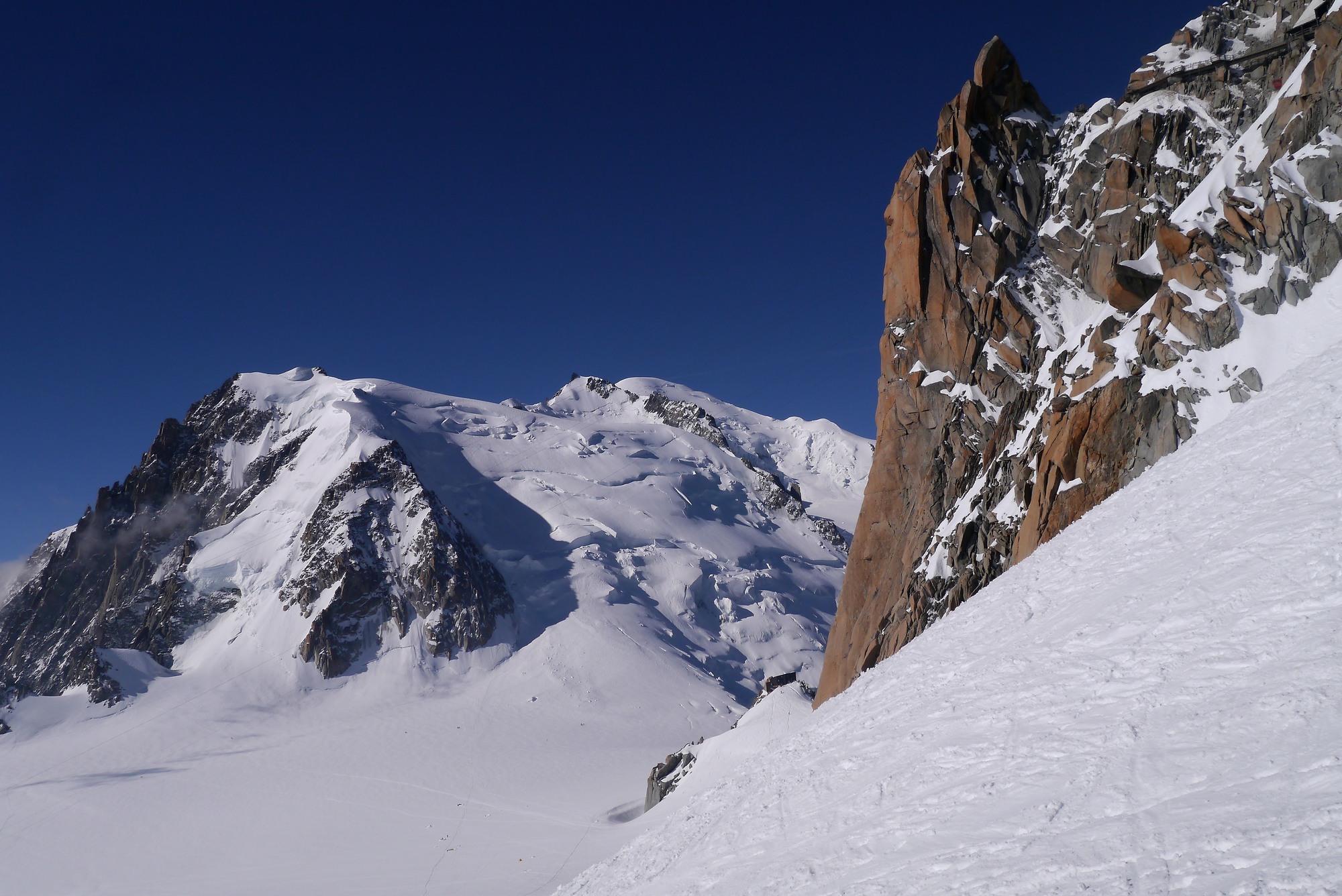 Mont Blanc Par les 3 Monts Descente Face N