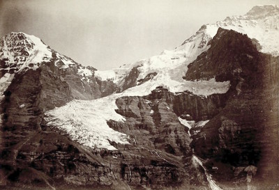 Jungfrau Joch, Guggigletscher par Ernest Edwards, 1866 Jungfrau Joch, Guggigletscher par Ernest Edwards, 1866