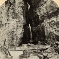 Grindewald, Gletscherschlucht par Gabler en 1885