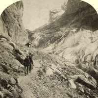 Grindewald, Gletscherschlucht par Gabler en 1885