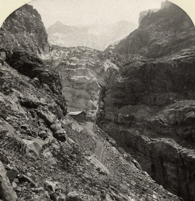 Glacier inférieur de Grindelwald par Gabler en 1885