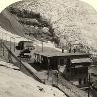 Eigergletscher, Jungfrau bahn par Gabler en 1885