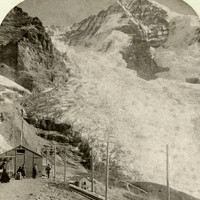 Eigergletscher, Jungfrau bahn par Gabler en 1885