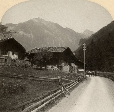 Chynige Platte vu de Lauterbrunnen par Gabler en 1885 Chynige Platte vu de Lauterbrunnen par Gabler en 1885