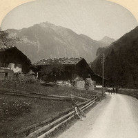 Chynige Platte vu de Lauterbrunnen par Gabler en 1885