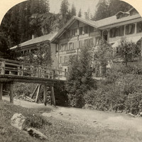 Hotel Rosenlaui par Gabler en 1885