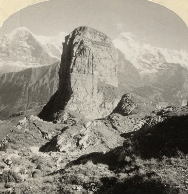 Schynige Platte - Gummihorn par Gabler 1885 Schynige Platte - Gummihorn par Gabler 1885