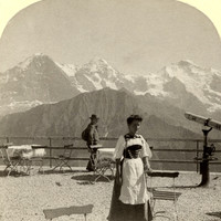 Schynige Platte - Eiger - Mönch - Jungfrau par Gabler en 1885