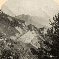 Voie ferrée de Schynige Platte par Gabler en 1885