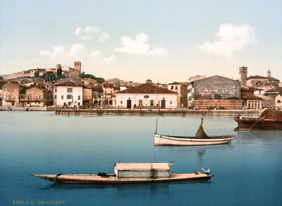 Desenzano, Lac de Garde, en 1900 par Photoglob N°0000008306
