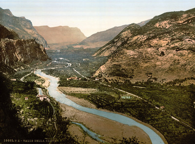 Vallée de la Sarca en 1900 par Photoglob N°0000016462