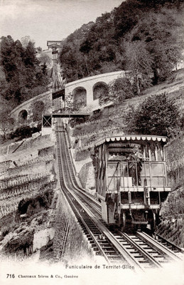 Funiculaire Territet-Glion par Charnaux frères