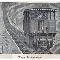 Funiculaire Territet – Glion en 1884