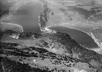 Lac de Joux et lac Brenet par Swissair