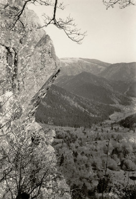 Les Vosges, Riesenwald et Dimbach vus du sentier du lac des Perches Les Vosges, Riesenwald et Dimbach vus du sentier du lac des Perches