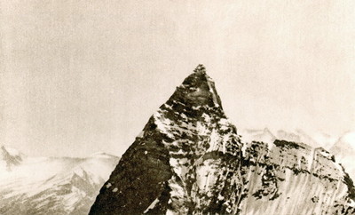 Sommet du Cervin vu de Tête Blanche Sommet du Cervin vu de Tête Blanche