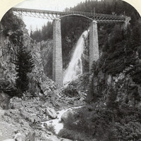 Pont de Findeln, Gornergrat Bahn par Gabler