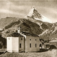 Cervin vu de Winkelmatten par Gyger