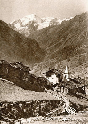 Val d'Hérens, Val d'Arolla, Pigne d'Arolla par Boissonnas