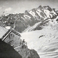 Berglihütte, Eismeer, Schreckhorn, Lauteraarhorn par Wehrli