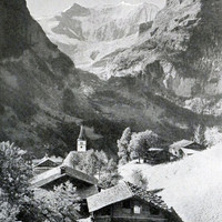 Glacier inférieur de Grindelwal, Fiescherhorn, par Photoglob