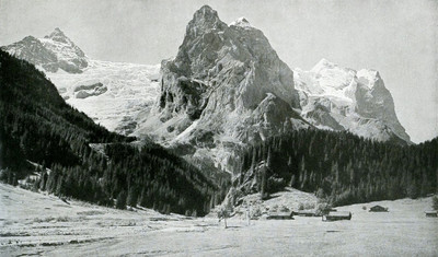Dossen, Wellhorn et Wetterhorn par Wehrli Dossen, Wellhorn et Wetterhorn par Wehrli