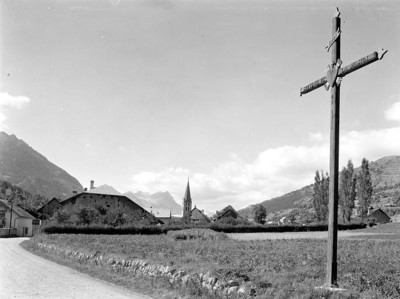 Vallée de la Guisane, hameau de Chantemerle, par Georges Louis Arlaud Vallée de la Guisane, hameau de Chantemerle, par Georges Louis Arlaud