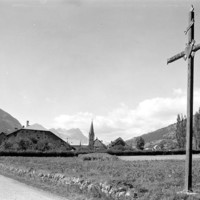 Vallée de la Guisane,  hameau de Chantemerle, par Georges Louis Arlaud