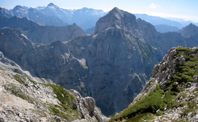 Vue NW du Jalovec