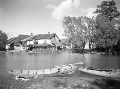 Au bord du lac du Bourget, par Georges Louis Arlaud