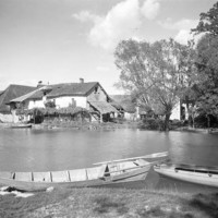 Au bord du lac du Bourget, par Georges Louis Arlaud