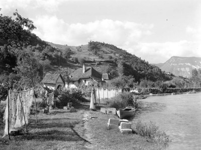 Au bord du lac du Bourget, par Georges Louis Arlaud