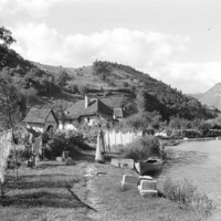 Au bord du lac du Bourget, par Georges Louis Arlaud