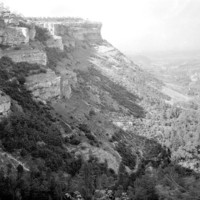 Rocher dit Château des Anglais, Gorges d'Autoire, par Georges Louis Arlaud