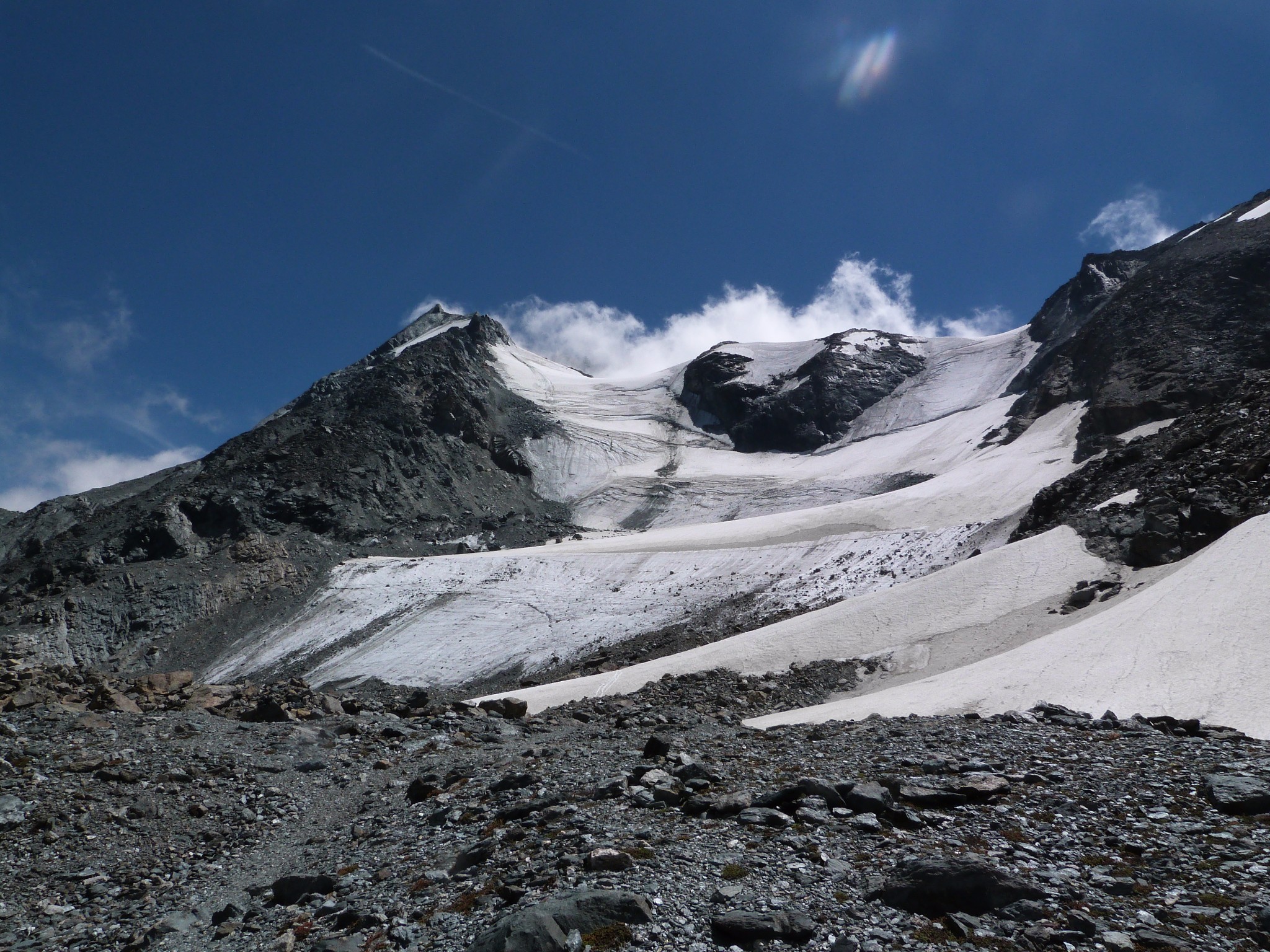 Mont Pourri : Versant W par le Glacier du Grand Col et le Col des ...