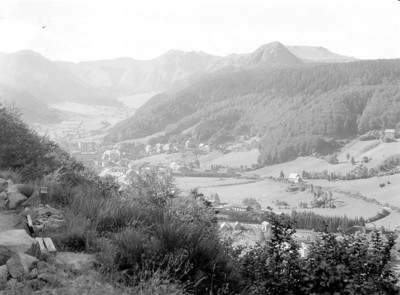 Le Mont Dore vu du Mont Dore par Georges Louis Arlaud