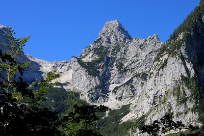 Vrbanova špica, dans vallée Kot Vrbanova špica, dans vallée Kot