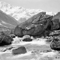 Gave du Brousset, montagne de Soques, par Georges Louis Arlaud