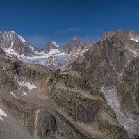 Vue sur Saleinaz depuis le grand clocher des Planereuses