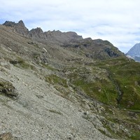 Mont Roisetta : La longue traversée montante depuis le lac Vert de Tournalin