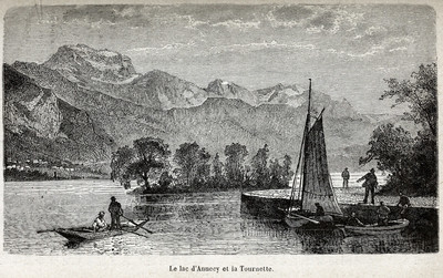 La Tournette vue du Lac d'Annecy (GRV)
