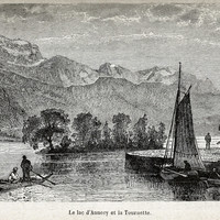 La Tournette vue du Lac d'Annecy (GRV)