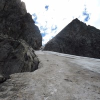 Couloir nord de descente au 13.08.17