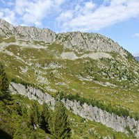 La pointe du Midi et le chalet refuge des Grands