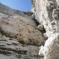 Jôf Fuart, via normale - passaggio chiave